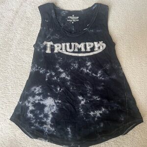 Triumph Women's Dark Tie-Dye Tank Top
